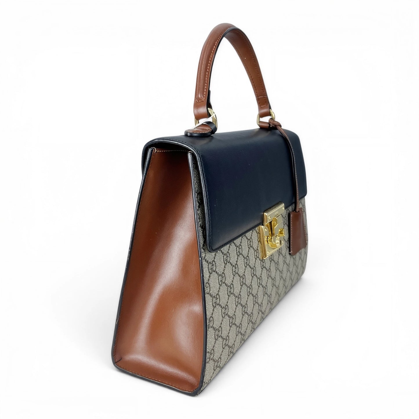 Padlock Top Handle Bag Large