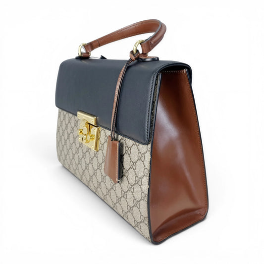 Padlock Top Handle Bag Large