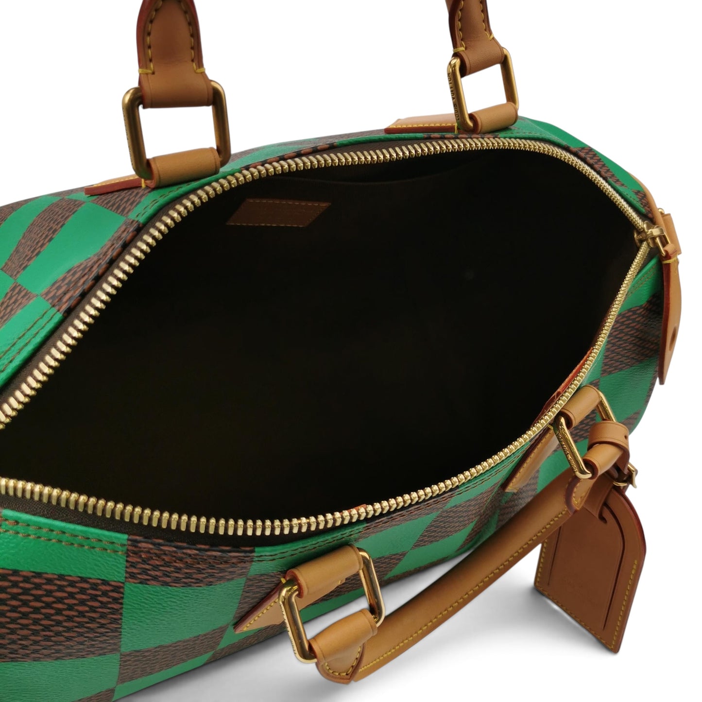 Speedy Bandoulière 40 Damier Géant Vert Anglais