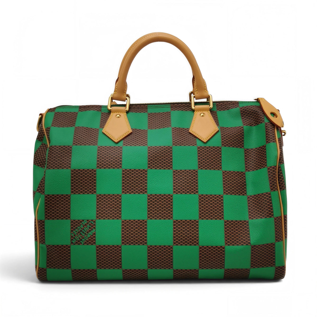 Speedy Bandoulière 40 Damier Géant Vert Anglais