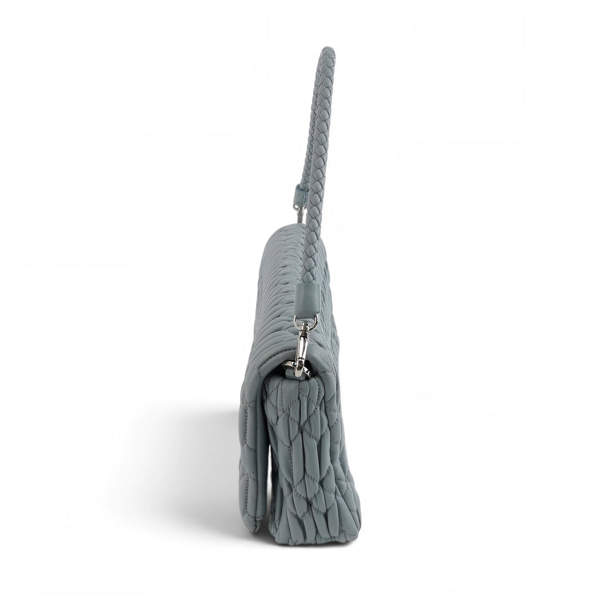 Crystal Embellished Matelassé Flap Bag