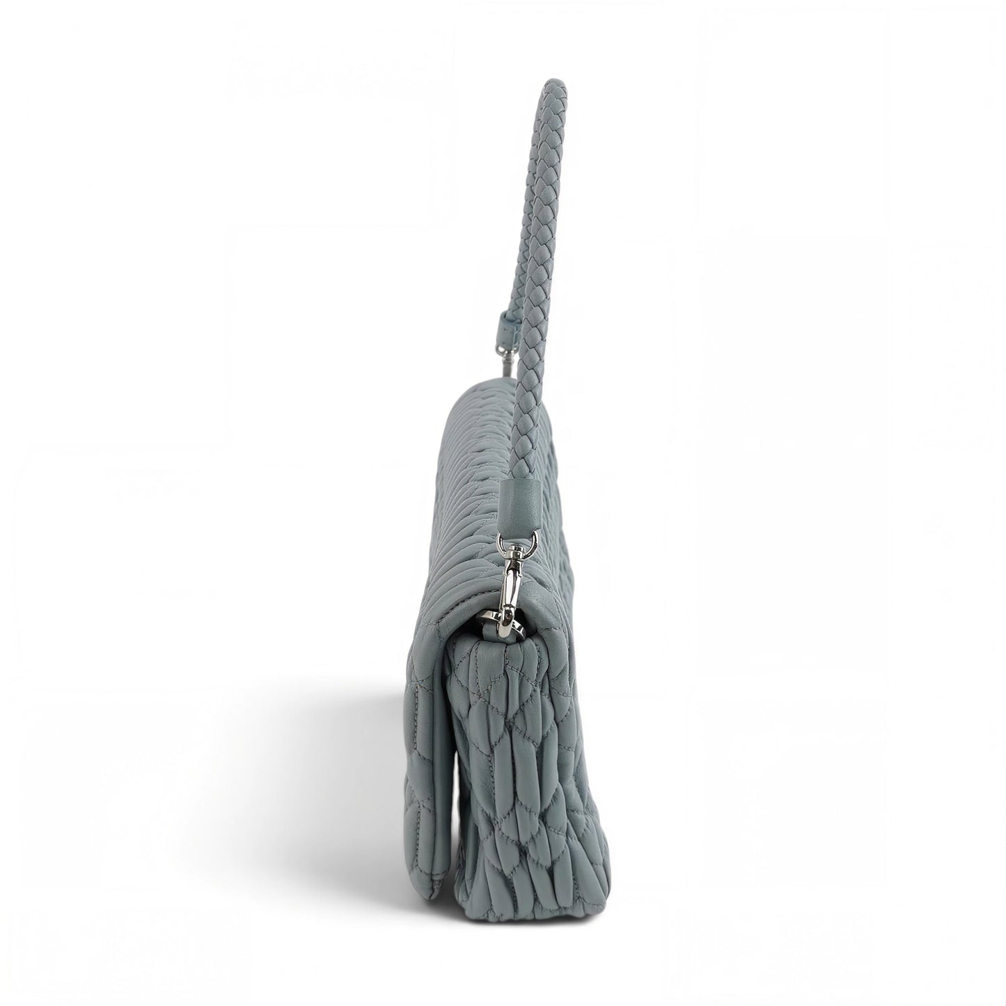 Crystal Embellished Matelassé Flap Bag