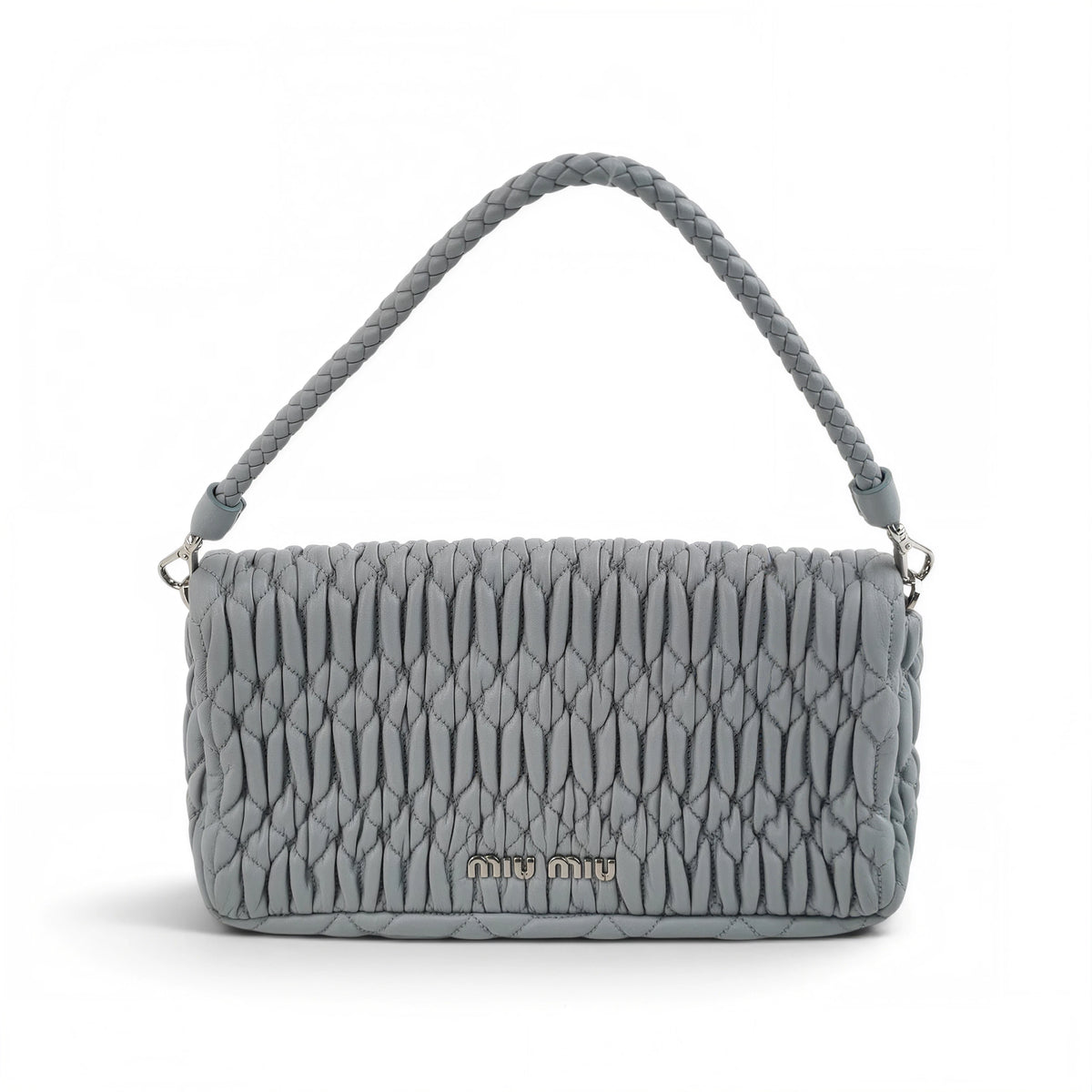 Crystal Embellished Matelassé Flap Bag