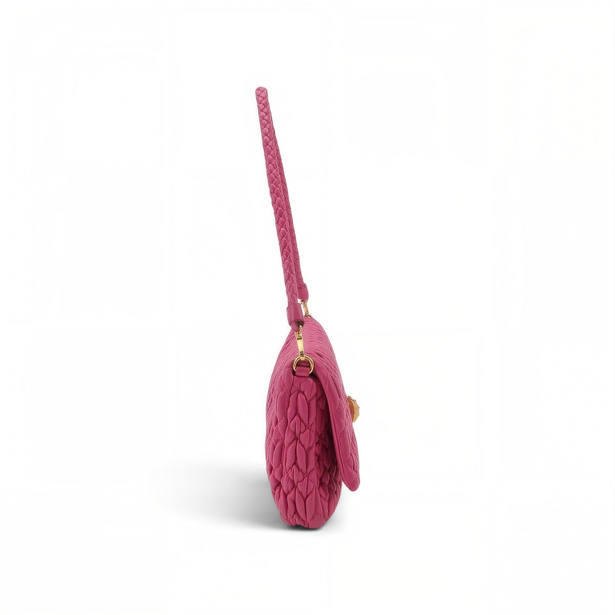 Crystal Embellished Matelassé Flap Bag