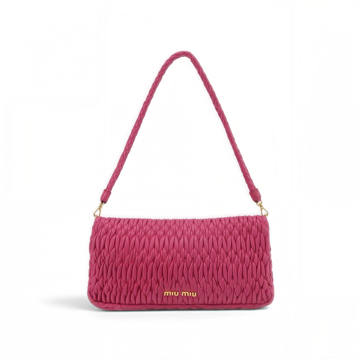 Crystal Embellished Matelassé Flap Bag
