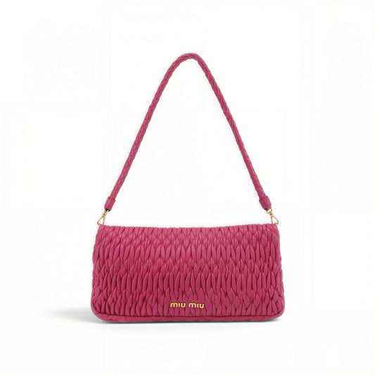 Crystal Embellished Matelassé Flap Bag