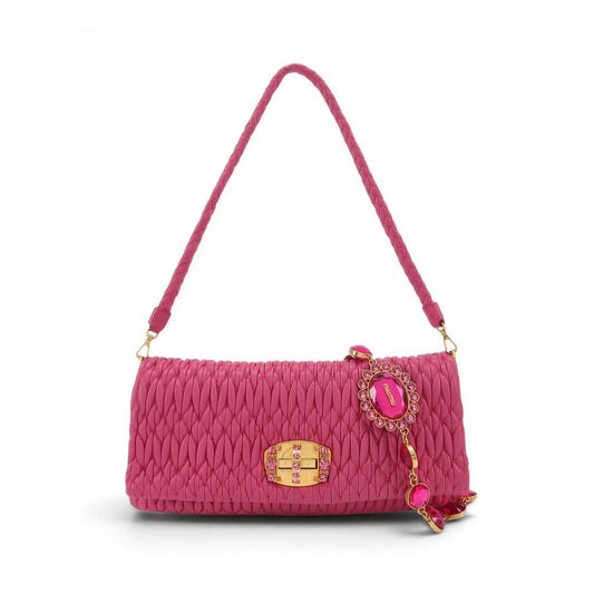 Crystal Embellished Matelassé Shoulder Bag
