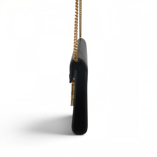 Cassandra Mini Top Handle Bag on Chain
